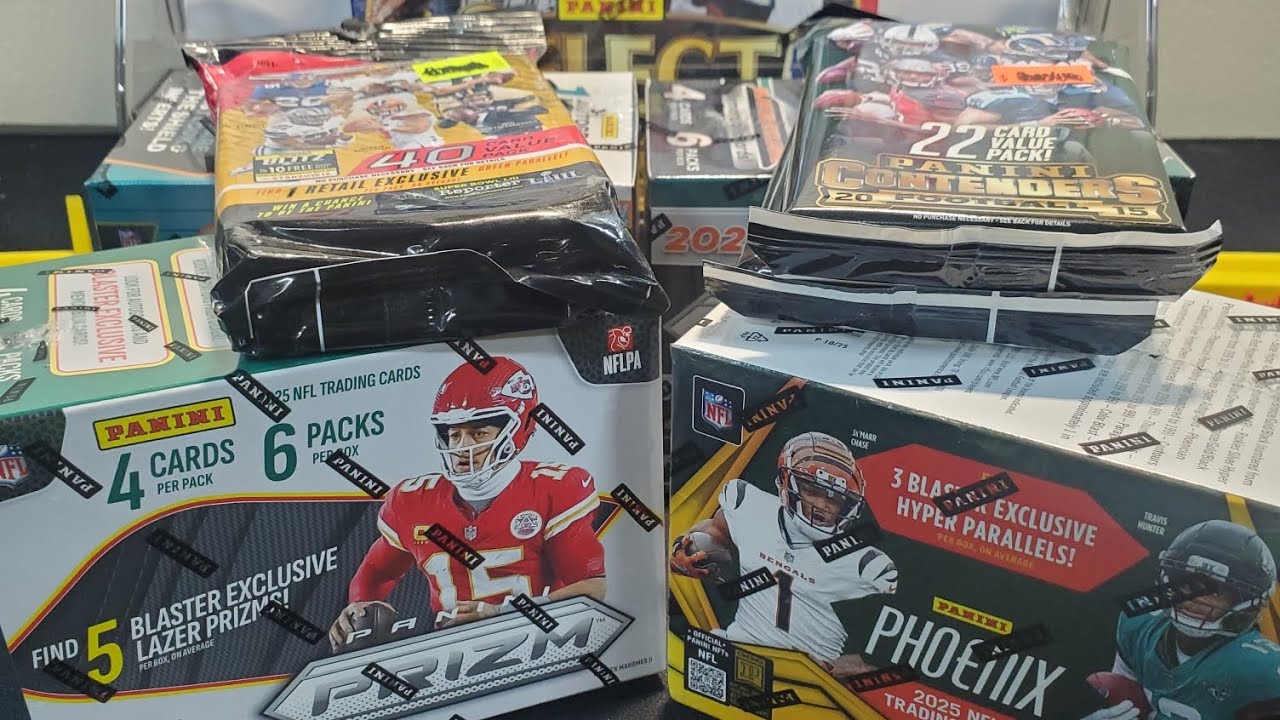 Super Bowl 60 Break from 15' 18' 23' 24' and 25' Blasters And Value Packs. Rookie Hunt 
