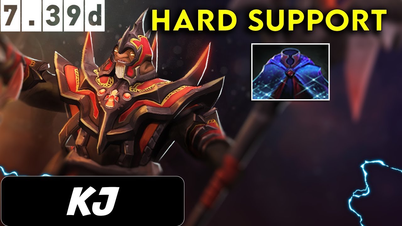 KJ Warlock Hard Support - The International Dota 2 Patch 7.39d Pro Gameplay