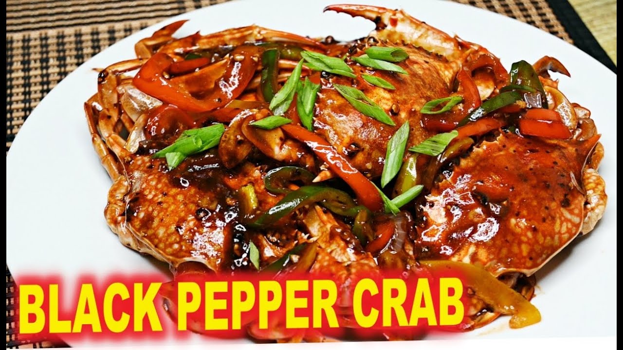 HOW TO COOK BLACK PEPPER CRAB | CRAB IN BLACK PEPPER SAUCE