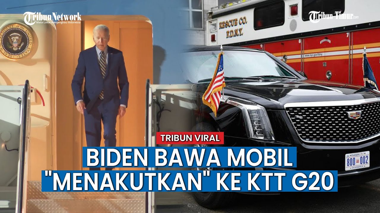 Ini Keistimewaan The Beast, Mobil Kepresidenan AS yang Dipakai Joe Biden Hadiri KTT G20
