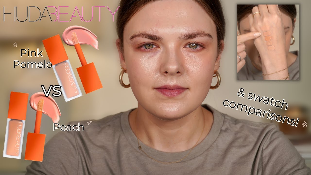 НОВЫЙ корректор цвета под глазами Huda Beauty Faux Filter и образцы для сравнения с другими корре...