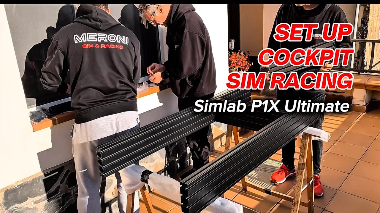 Set up cockpit sim racing a medida con Simlab P1X Ultimate!