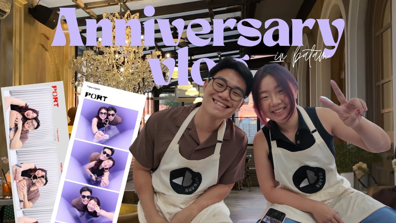 celebrating our 9 years in batam 🌊 pottery date, cafes & water sports