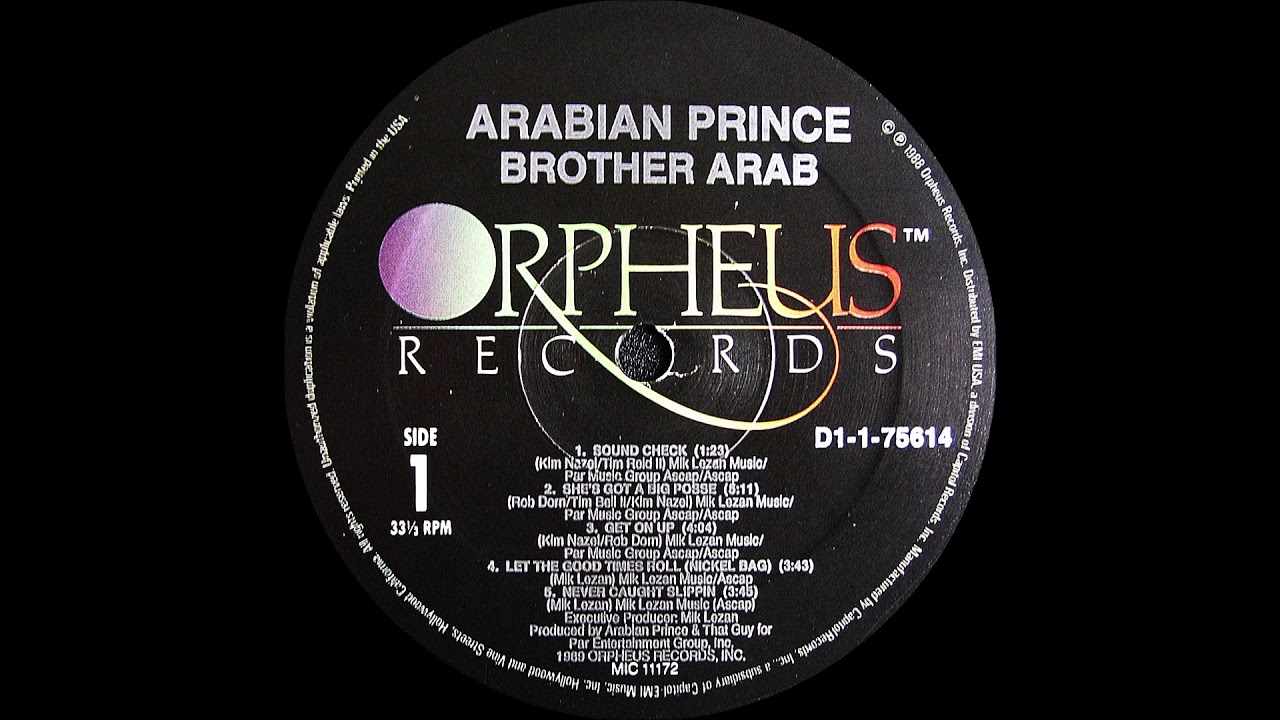 Arabian Prince - Get On Up ( Brother Arab 1989 )