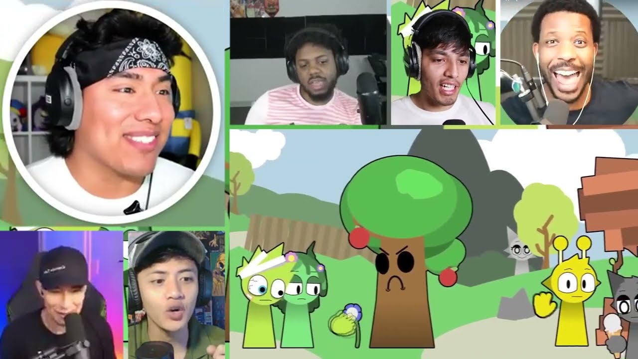 Sheriff || Sprunki animation [REACTION MASH-UP]#2412