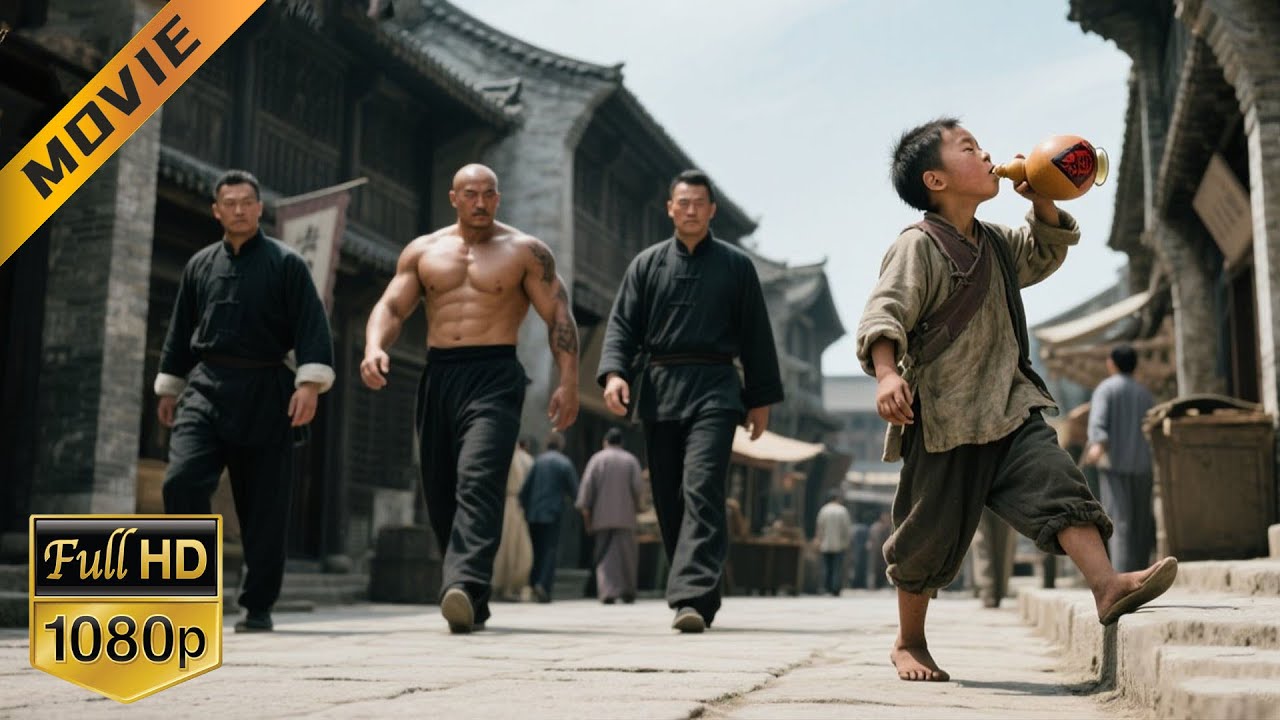 【動作電影】醉酒的小乞丐竟是功夫高手，孤身迎戰整個武林，沒有人是他的對手！⚔️ 功夫 MMA | Kung Fu #抗日 #電影 #功夫