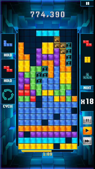 Tetris Blitz Awesome Game Play Score: 5,000,000+