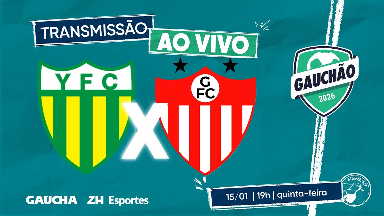 JOGO COMPLETO: YPIRANGA 1 X 1 GUARANY DE BAG&Eacute; | GAUCH&Atilde;O 2026 | 15/01/2026