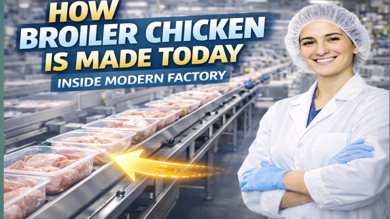 How Broiler Chicken Is Made Today | Inside Modern Chicken Processing Factory