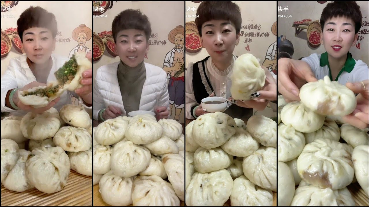 ASMR MEOKBANG 👄 Steamed Buns Mukbang, സ്റ്റീം ബൺസ് മുക്ബാംഗ്, b&aacute;nh hấp Mukbang, 찐빵 먹방