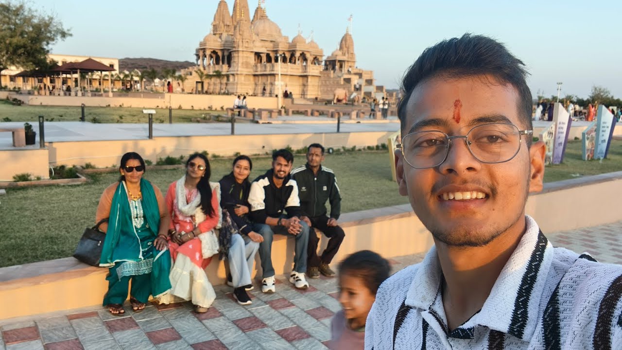 New Akshardham Temple in Rajasthan🛕🙏📍                                            #trending #jodhpur 