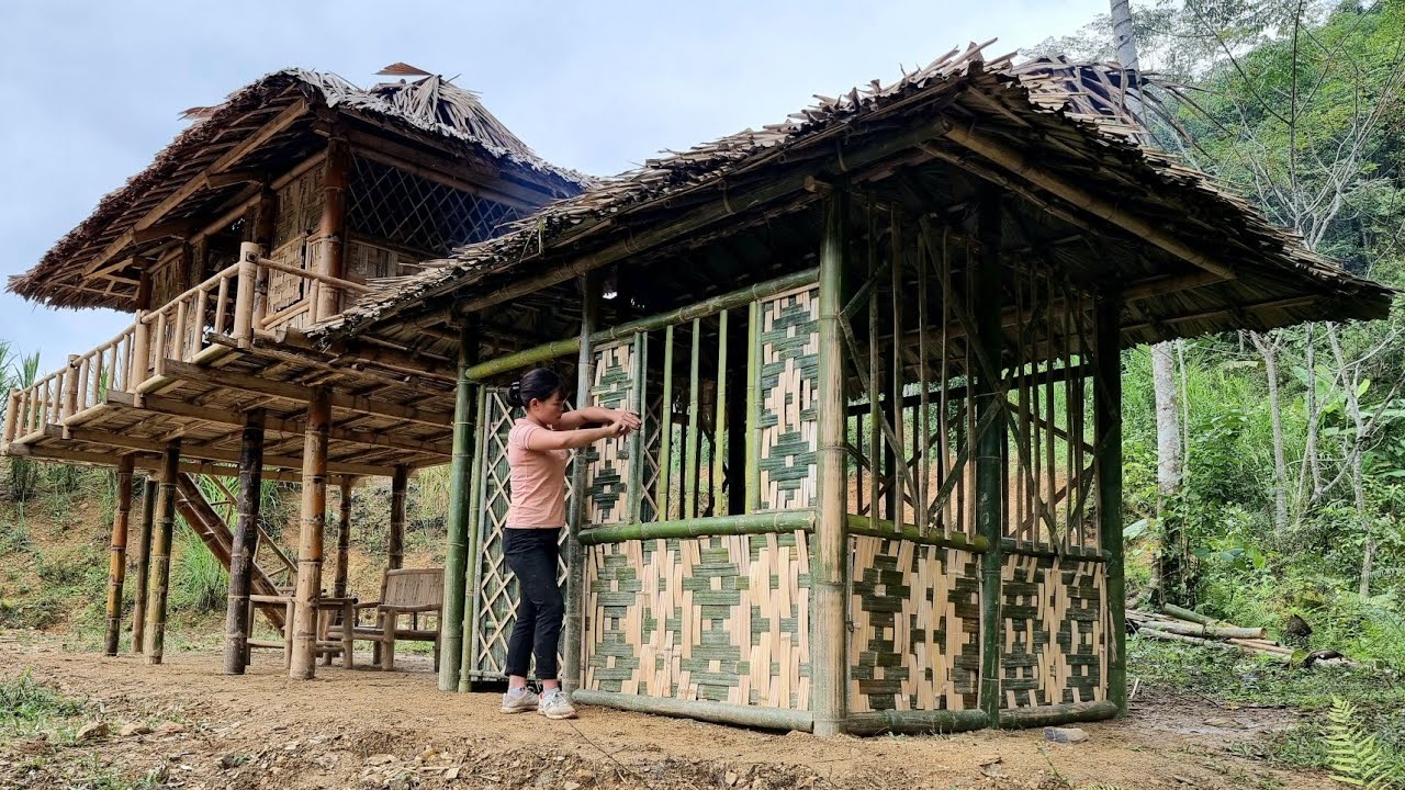 How To Design House Kitchen Bamboo | bushcraft & Shelter