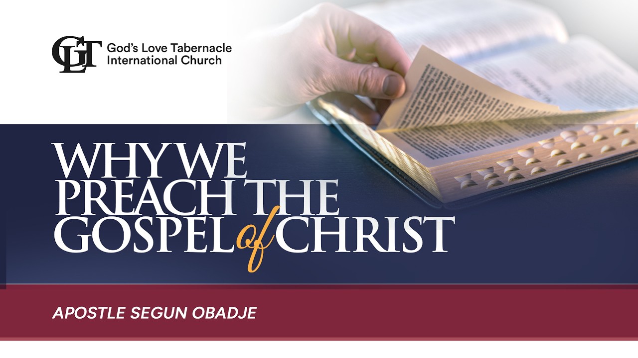 Why we preach the Gospel of Christ || Apostle Segun Obadje || 10/02/2026
