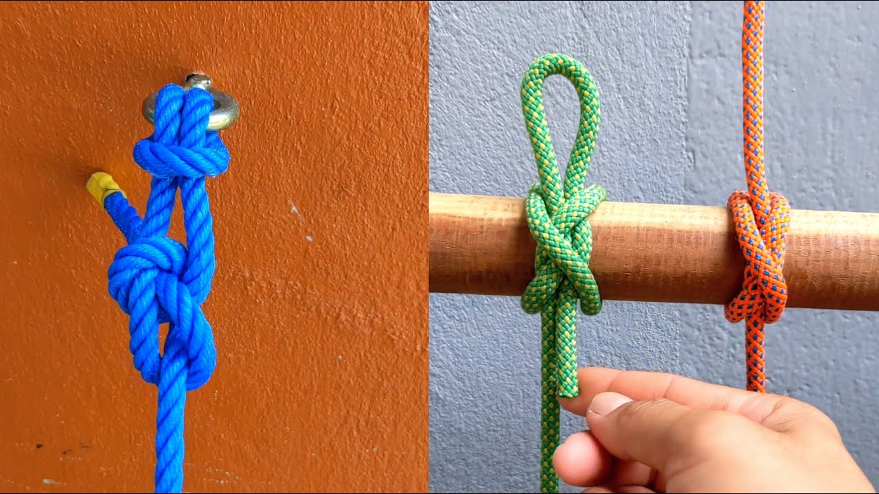 Incredible rope skills you must know. #knots #shorts