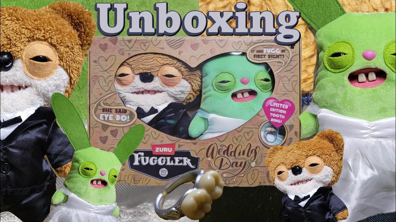 Unboxing Funny Ugly Monsters Wedding Fugglers With Tooth Ring #fugglers #fugglersforlife #fuggler