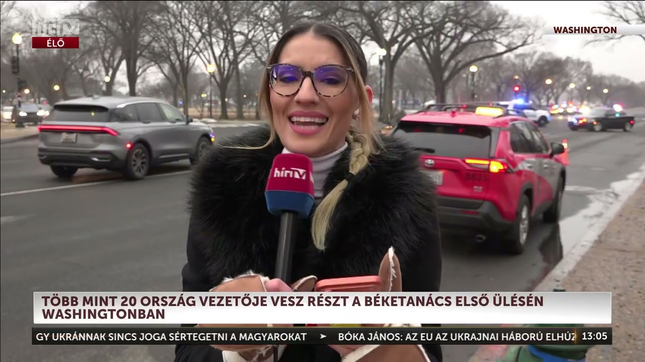 A Béketanács első ülése - HírTV-helyzetjelentés Washingtonból - HírTV