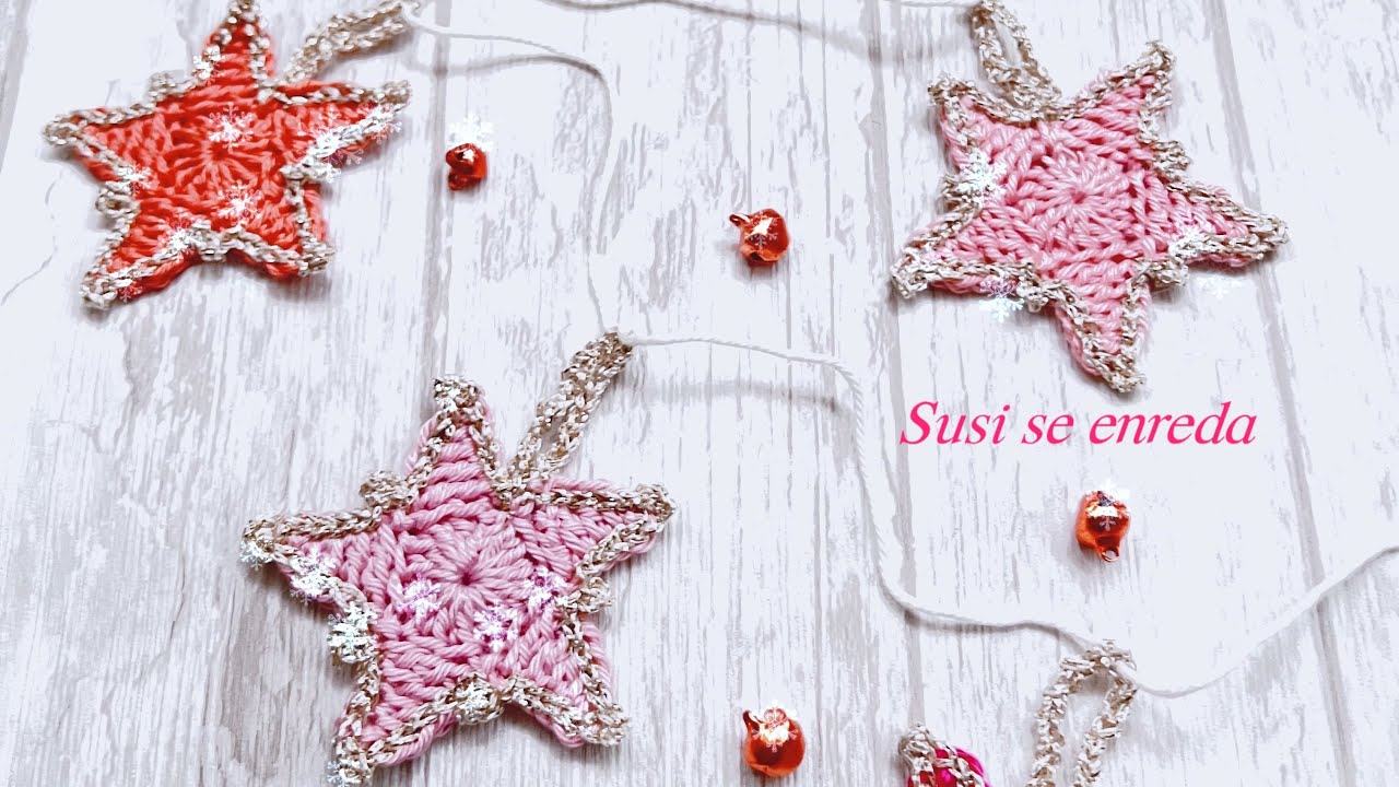 LA ESTRELLA DE GANCHILLO MÁS FÁCIL DEL MUNDO. Por Susi se enreda