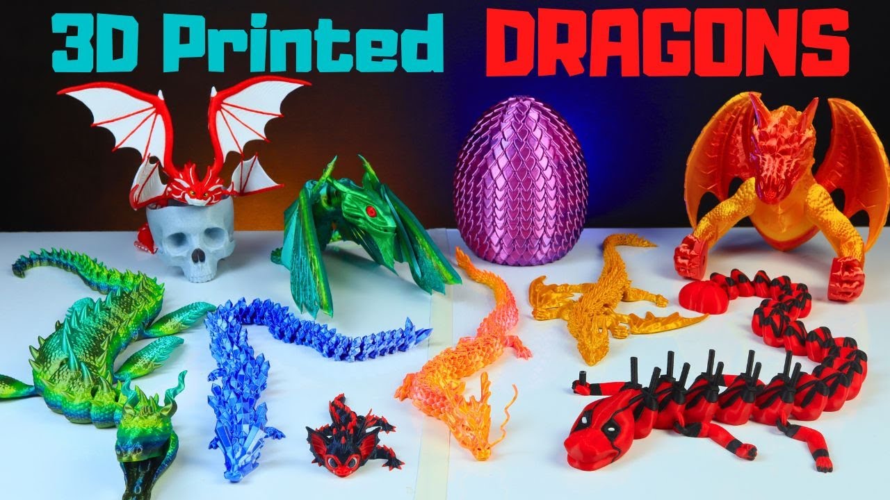 EPIC 3D Printed Dragons – Must-See!