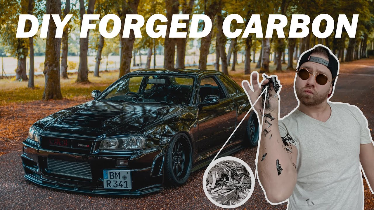 Кованые карбоновые крылья Z-Tune для моего R34 | Сделай сам