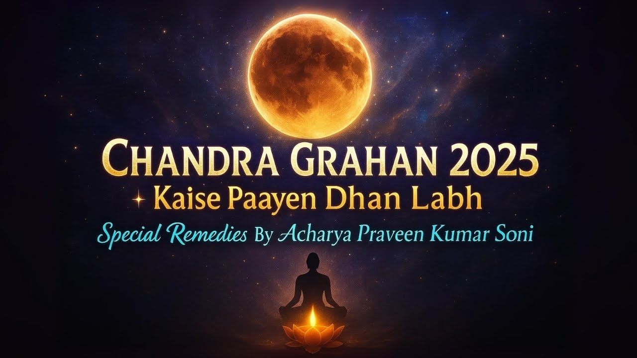 🌕 Lunar eclipse 2025 &ndash; How to get wealth benefits | Special Remedies by Acharya Praveen Kumar Soni