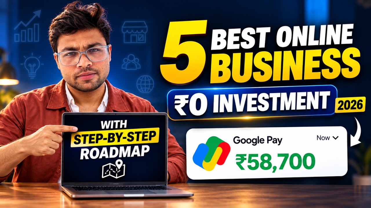 5 Online Business Ideas That ACTUALLY Work In 2026 | Zero Investment