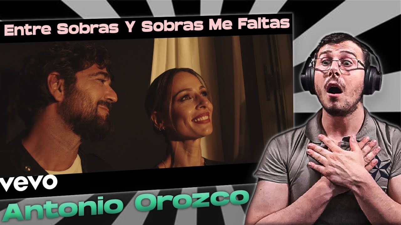 Italiano reacciona a Antonio Orozco - Entre Sobras Y Sobras Me Faltas
