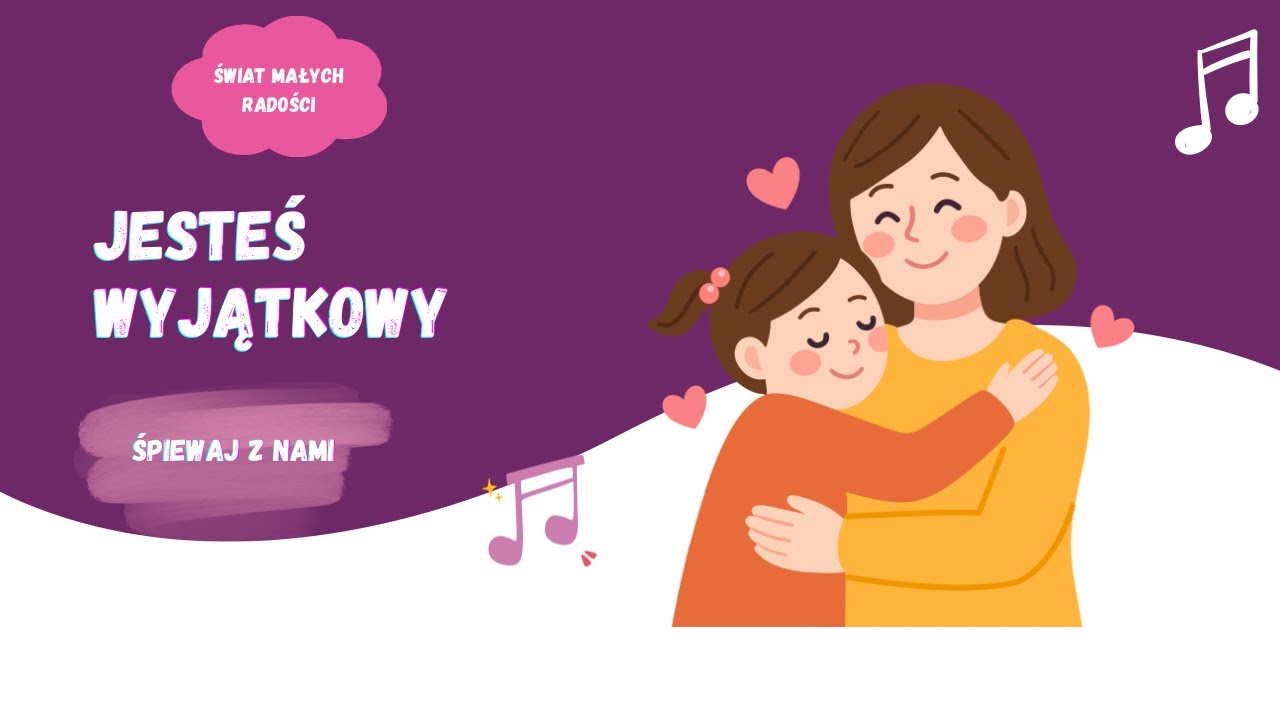 JESTEŚ WYJĄTKOWY! ❤️ Piosenka o Pewności Siebie i Akceptacji dla Dzieci ✨