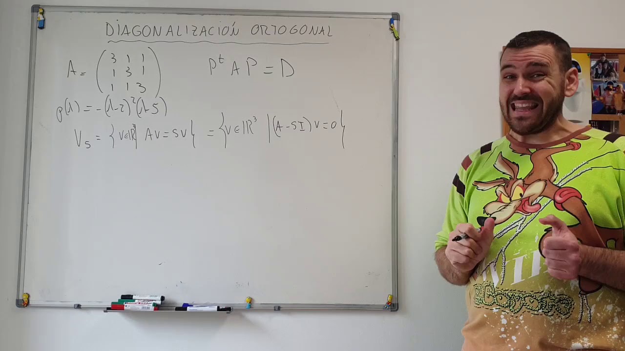 DIAGONALIZACIÓN ORTOGONAL DE MATRICES SIMÉTRICAS.