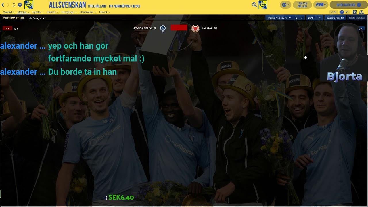 Football manager 2018 Svenska Champions league kval match 3, mot Celtic Match 1 Hemma på Parken