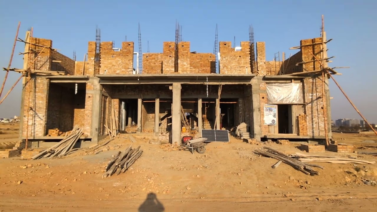 Brick work after slab till lintel level || brick work till door beam level