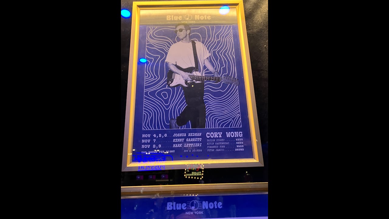 Cory Wong w/ Joshua Redman - Ace of Aces - 11/5/25 - Blue Note - New York, NY
