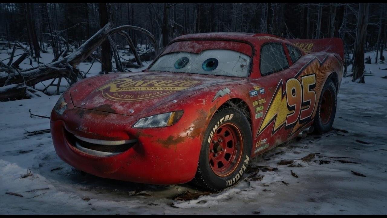 I Found Real Life Lightning McQueen Abandoned!