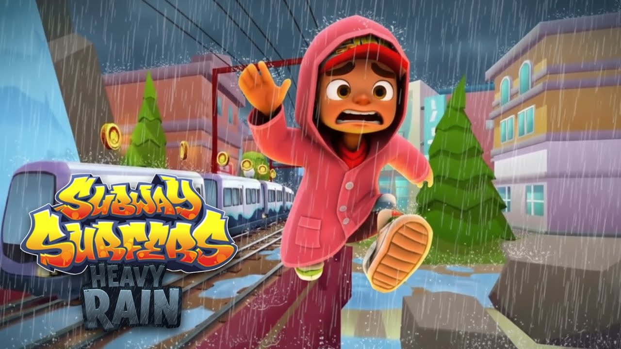 ⛈️ Subway Surfers Floor Is Downpour [ Heavy rain ] in Seattle 2020 | Asher Gameplay! ☔💦