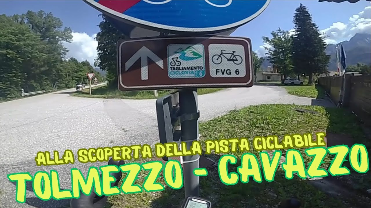 Pista ciclabile Tolmezzo - Cavazzo Carnico. Ciclovia Tagliamento FVG 6