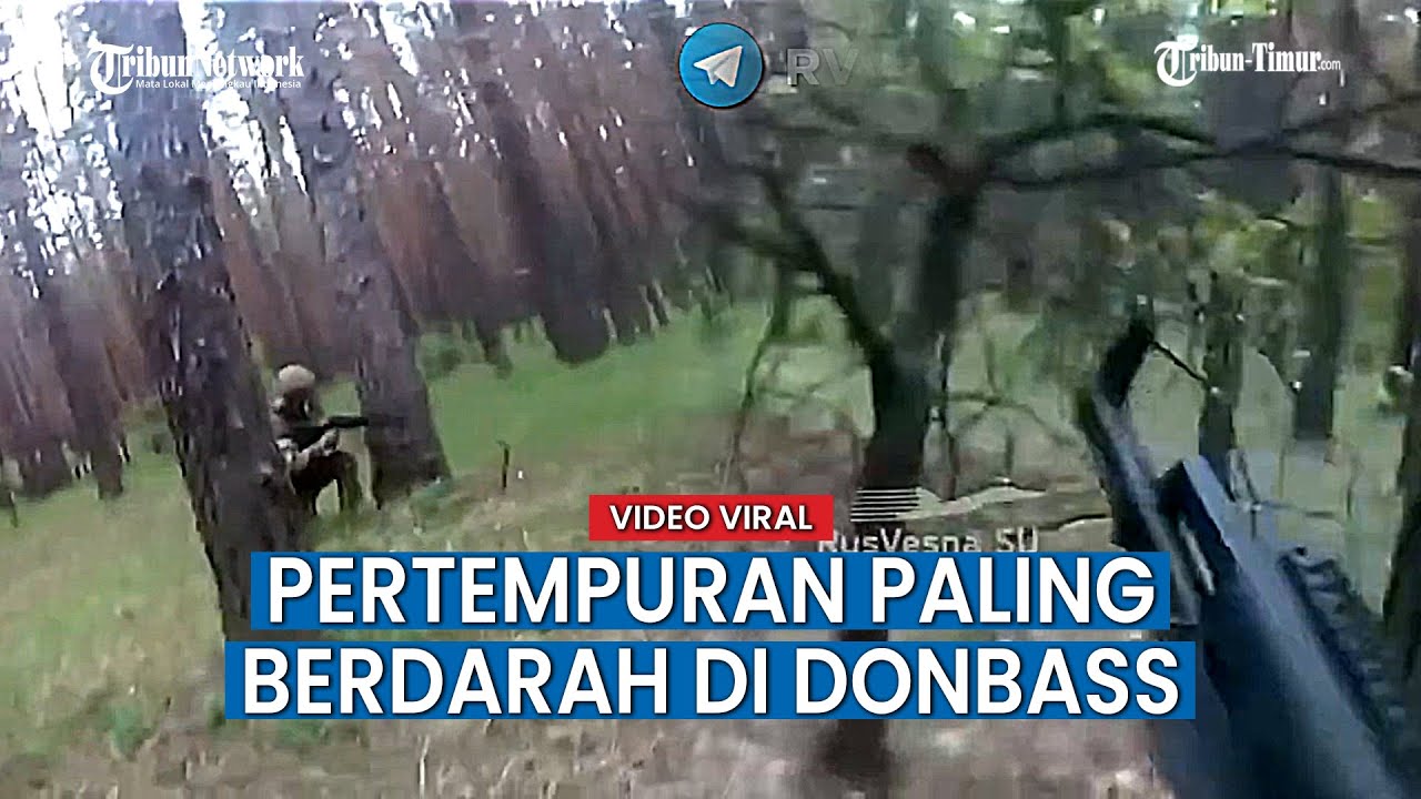 Menegangkan, Pasukan Rusia vs Ukraina Baku Tembak di Tengah Hutan Donbass