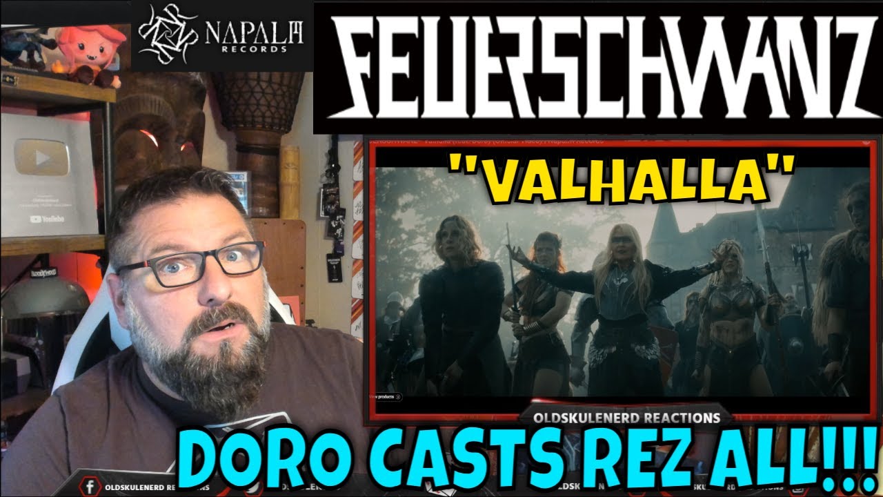 FEUERSCHWANZ - Valhalla (feat. Doro) OLDSKULENERD REACTION | NAPALM RECORDS
