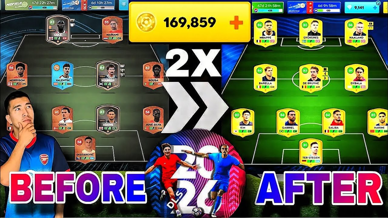 DLS26 64TA SARIQ KARTALI FUTBOLCHILAR SOTIB OLAMIZ⚡️⚡️ DLS26 AKKAUNTLAR KONKURSI✅ DLS ISMOILOV…