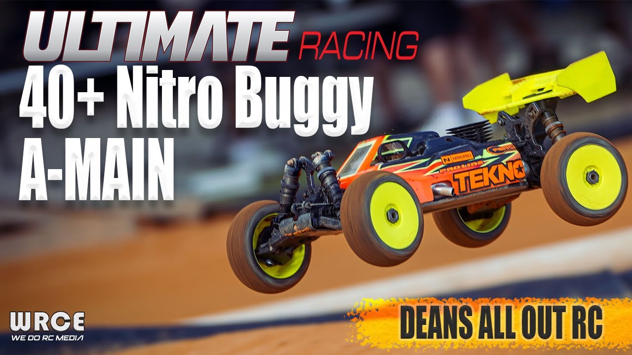 ULTIMATE RACING 40+ NITRO BUGGY  | A-MAIN | FRCC| DEAN'S ALL OUT RC