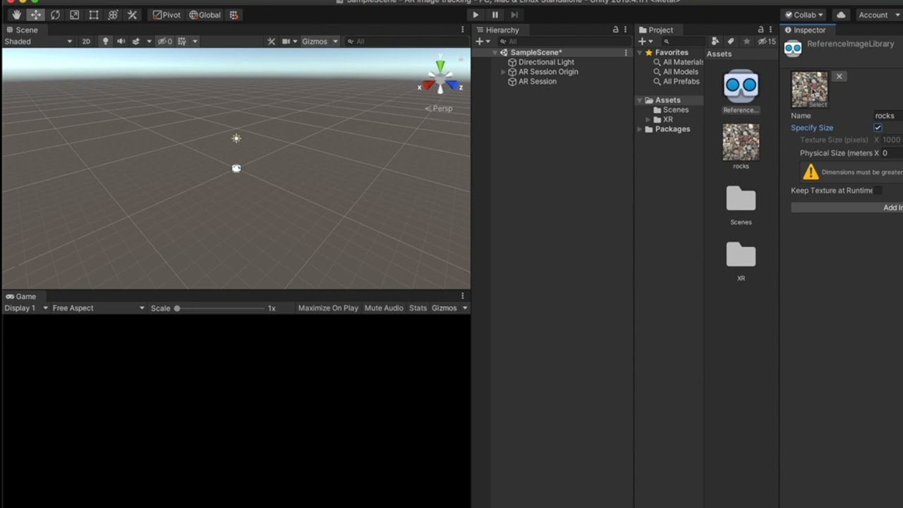 How To Create A Basic Image Tracking Application