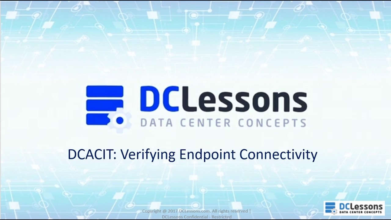 M4 Verifing Endpoint Connectivity