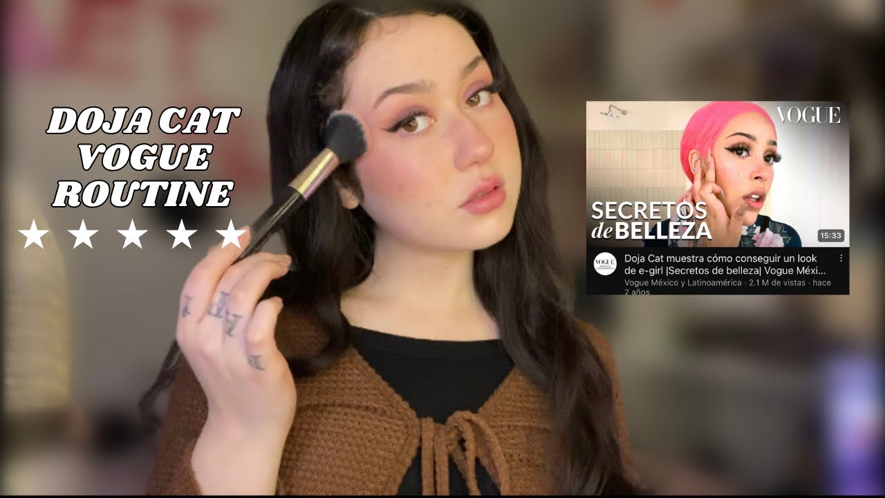 MAQUILLAJE 🌷 DOJA CAT VOGUE ROUTINE 🌷