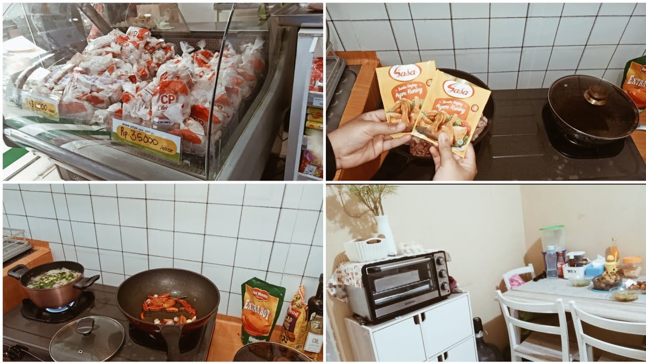 Rutinitas Ibu Rumah Tangga 2 Anak | Coba Resep Tiktok Ungkep Ayam Tanpa Air