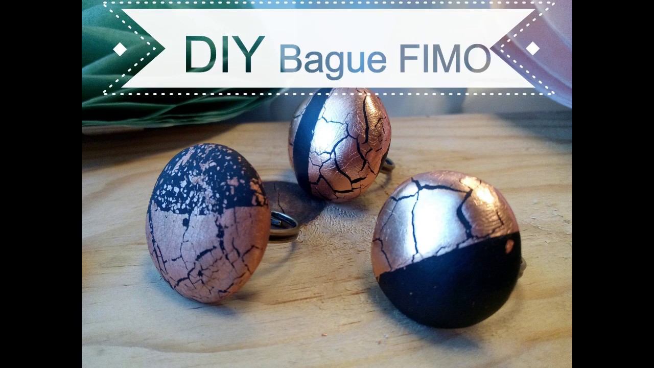 DIY Bague en fimo facile et rapide!!! Effet Waow garanti!