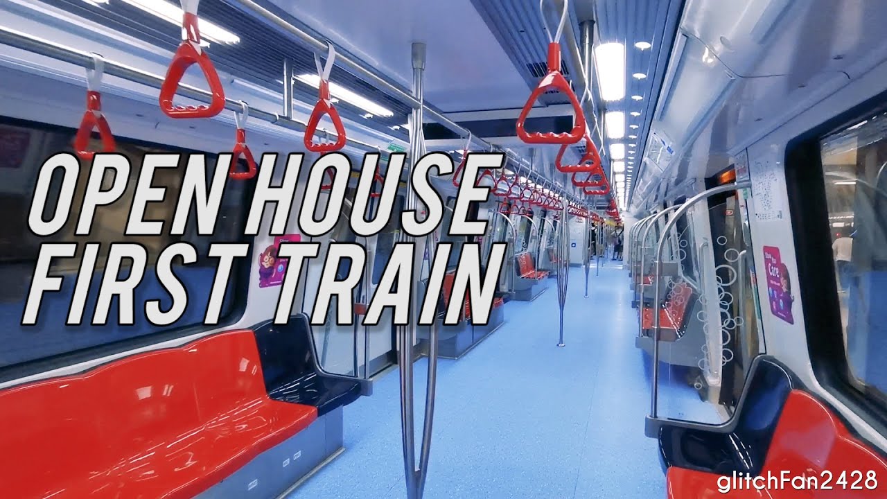 [SMRT] Thomson East Coast Line 1 Open House - First Train to Depart TE1 Woodlands North - Set 2009