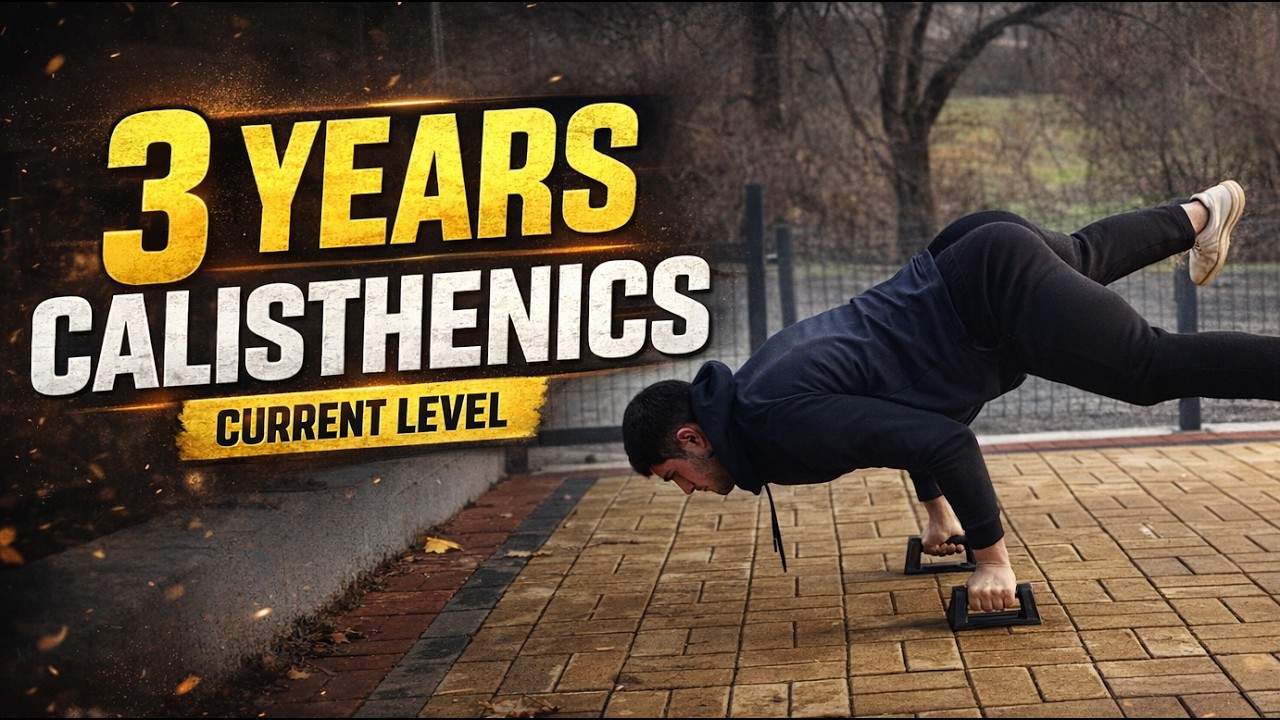 What 3 Years of Calisthenics Looks Like (Skills Showcase)