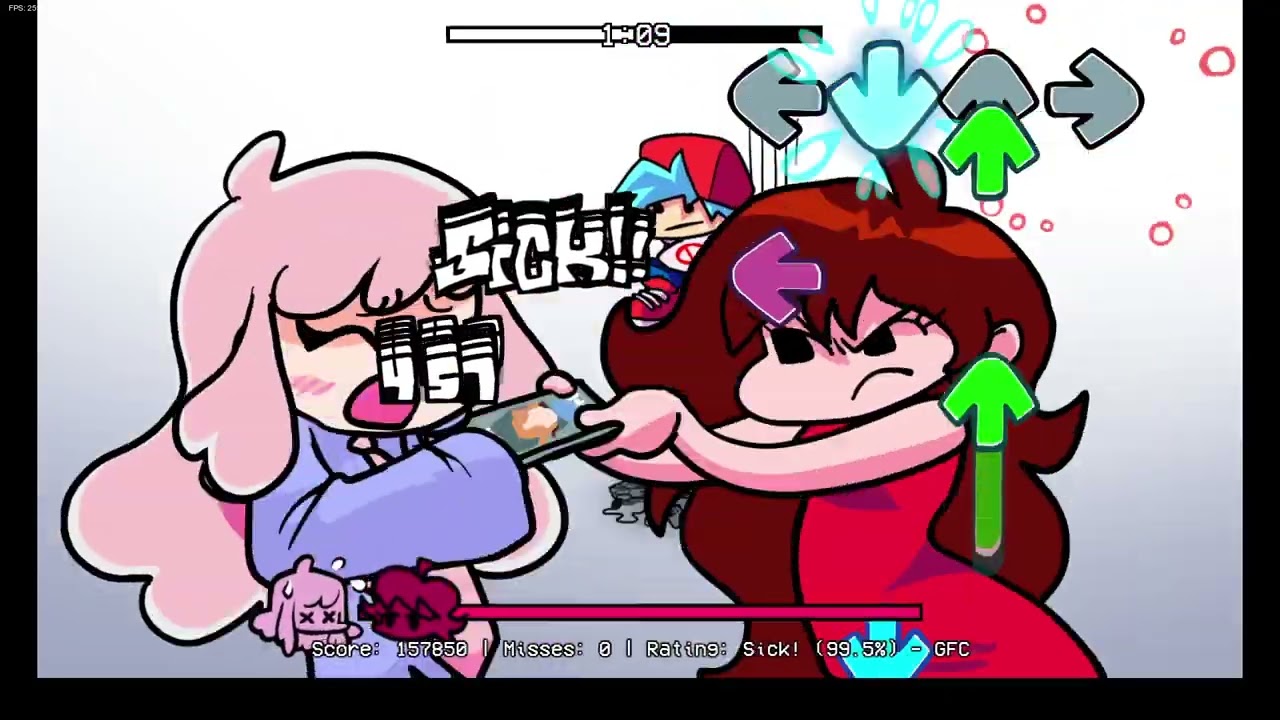 Friday Night Funkin' VS Cloud - Senpai's Fangirl