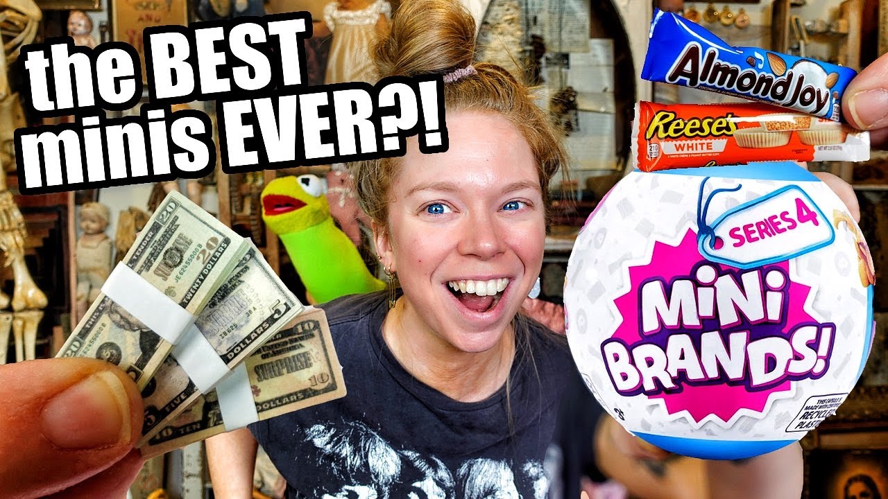 *NEW* Unboxing Series 4 MINI BRANDS- THE BEST! TINY REAL Miniatures!