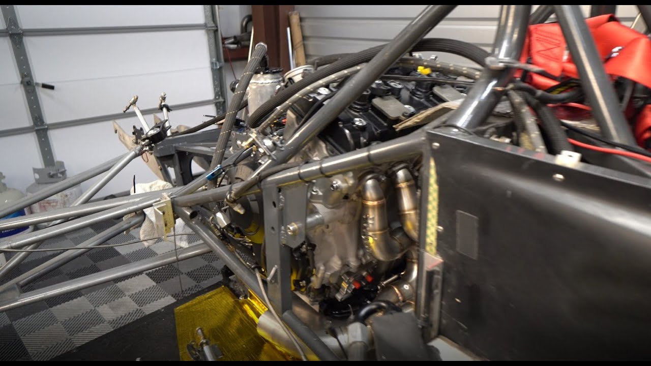 INSTALL ZX10RR & REAR SPAR IN MY F1000 RACE CAR