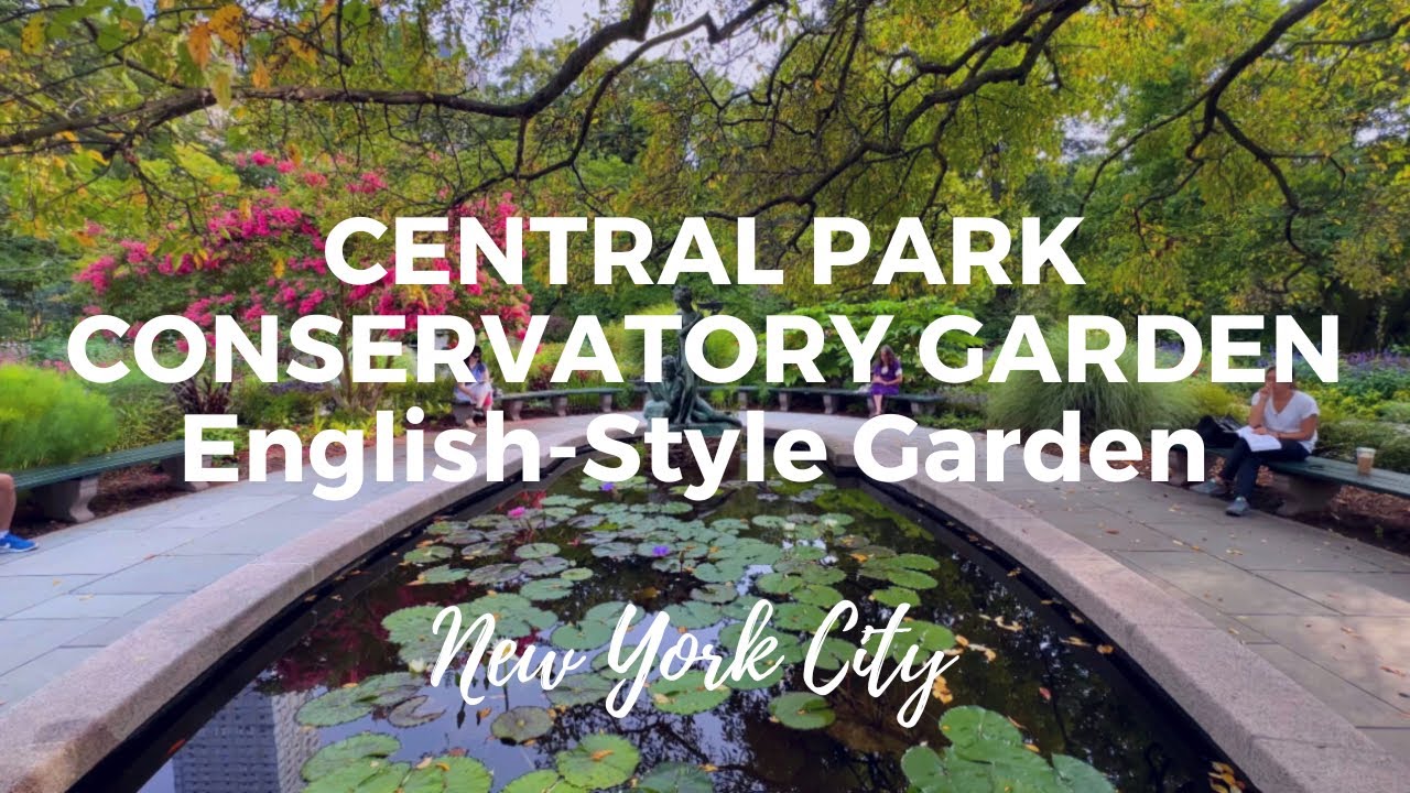 NEW YORK CITY WALKING TOUR: CENTRAL PARK CONSERVATORY GARDEN’S Southern English-Style Garden