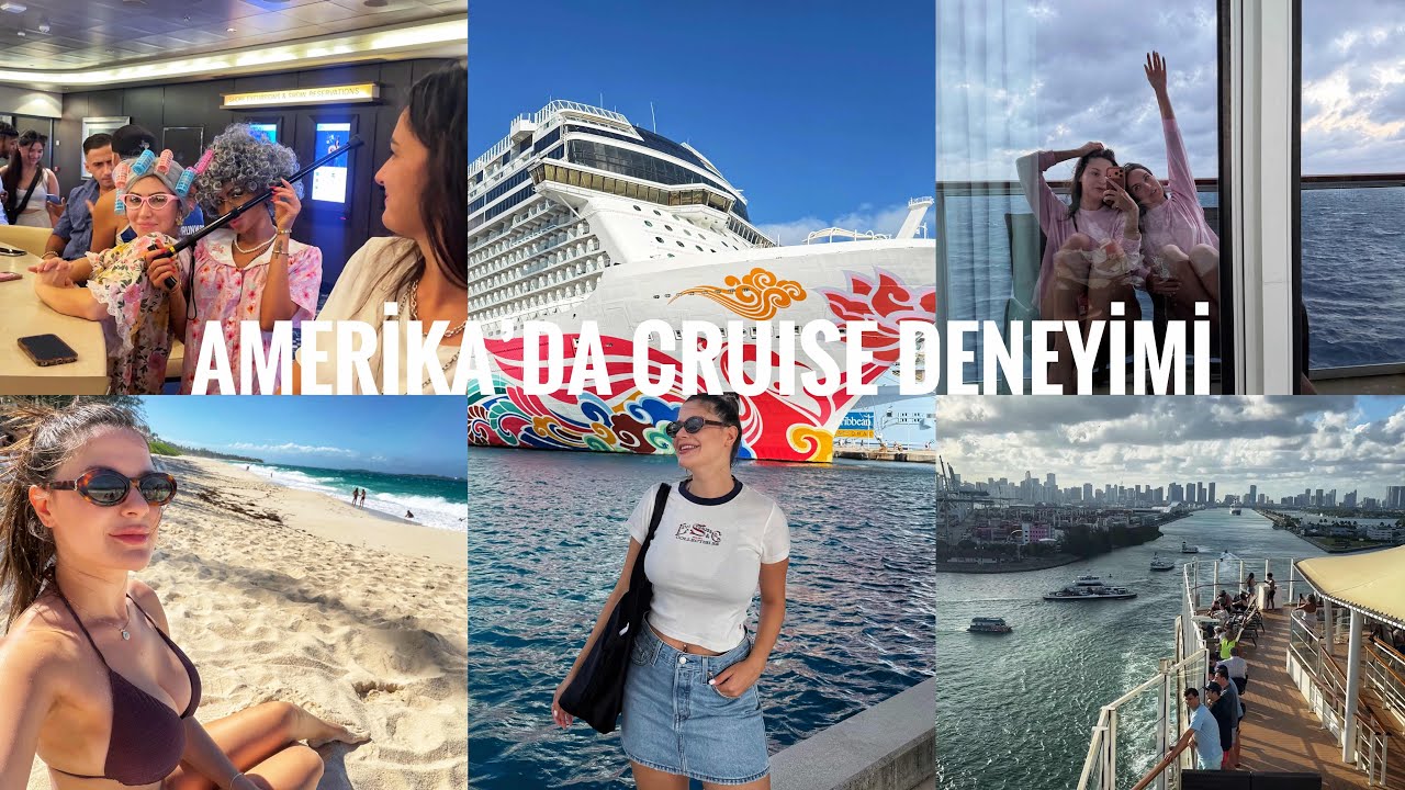BU GEMİ GERÇEK Mİ? Amerika’da İlk Cruise Deneyimim | Miami-Bahamalar #bahamas #melylog 